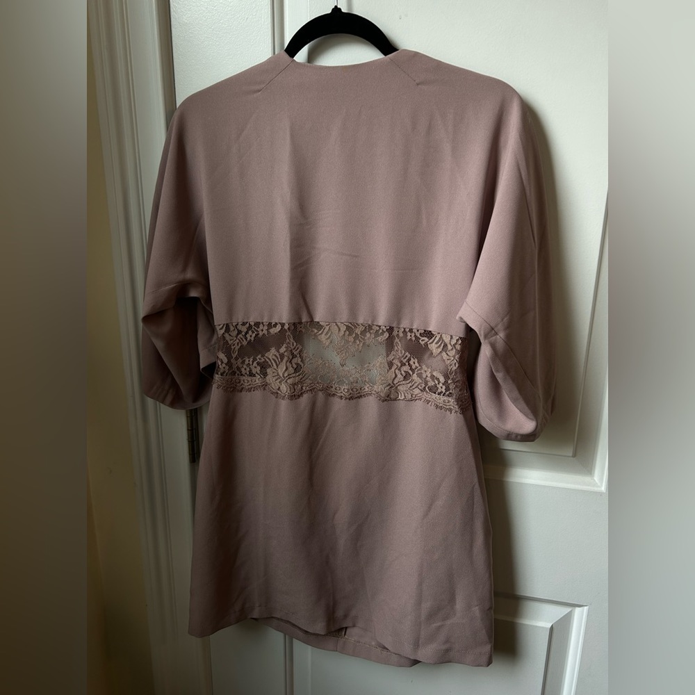 Mauve ASOS Backless Mini Dress